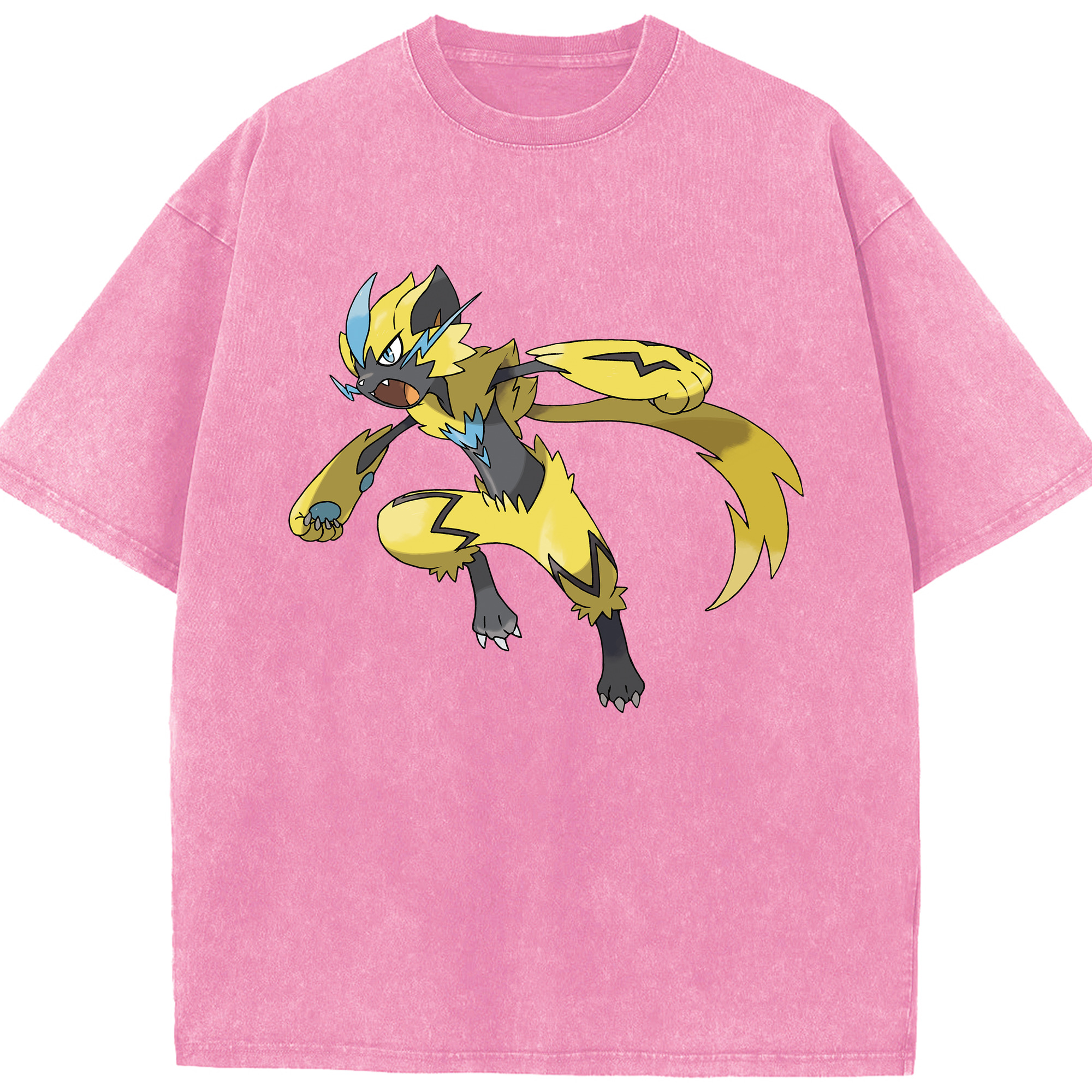 （画像用） ポケットモンスター Pokémon 綿100% ヴィンテージ風 半袖Tシャツ（フロントプリント）